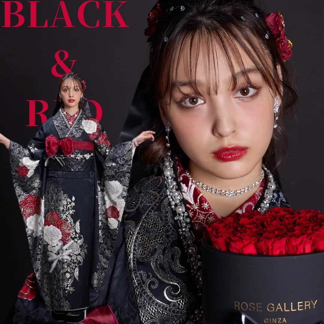 TAKAZEN　タカゼン　takazen堺店　オリジナル振袖　ローズ振袖　大人可愛い　綺麗め
