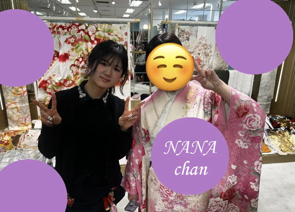 振袖レンタル　成人式　なんば　心斎橋安カワかわいい