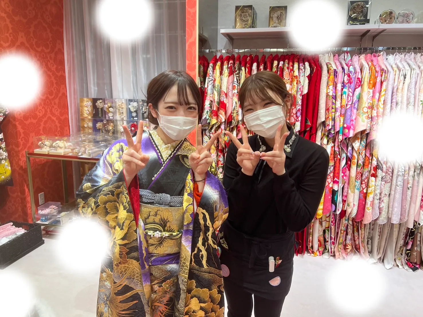 成人式　前撮り　梅田　振袖レンタル　ジャパンモード　龍