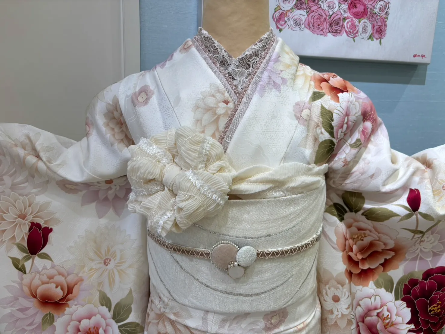 成人式　振袖レンタル　くすみ　くすみカラー　ガーリー　かわいい