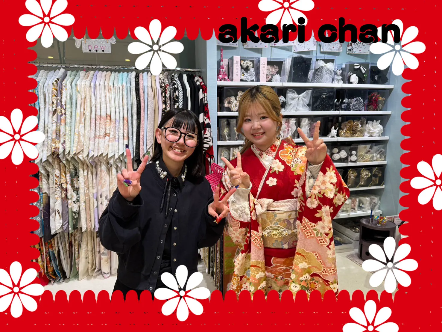 TAKAZEN　タカゼン　takazen堺店　成人式振袖レンタル　堺市　正統派古典　赤振袖　王道　可愛い　華やか