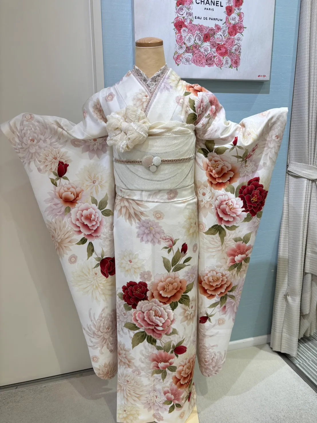 成人式　振袖レンタル　くすみ　くすみカラー　ガーリー　かわいい