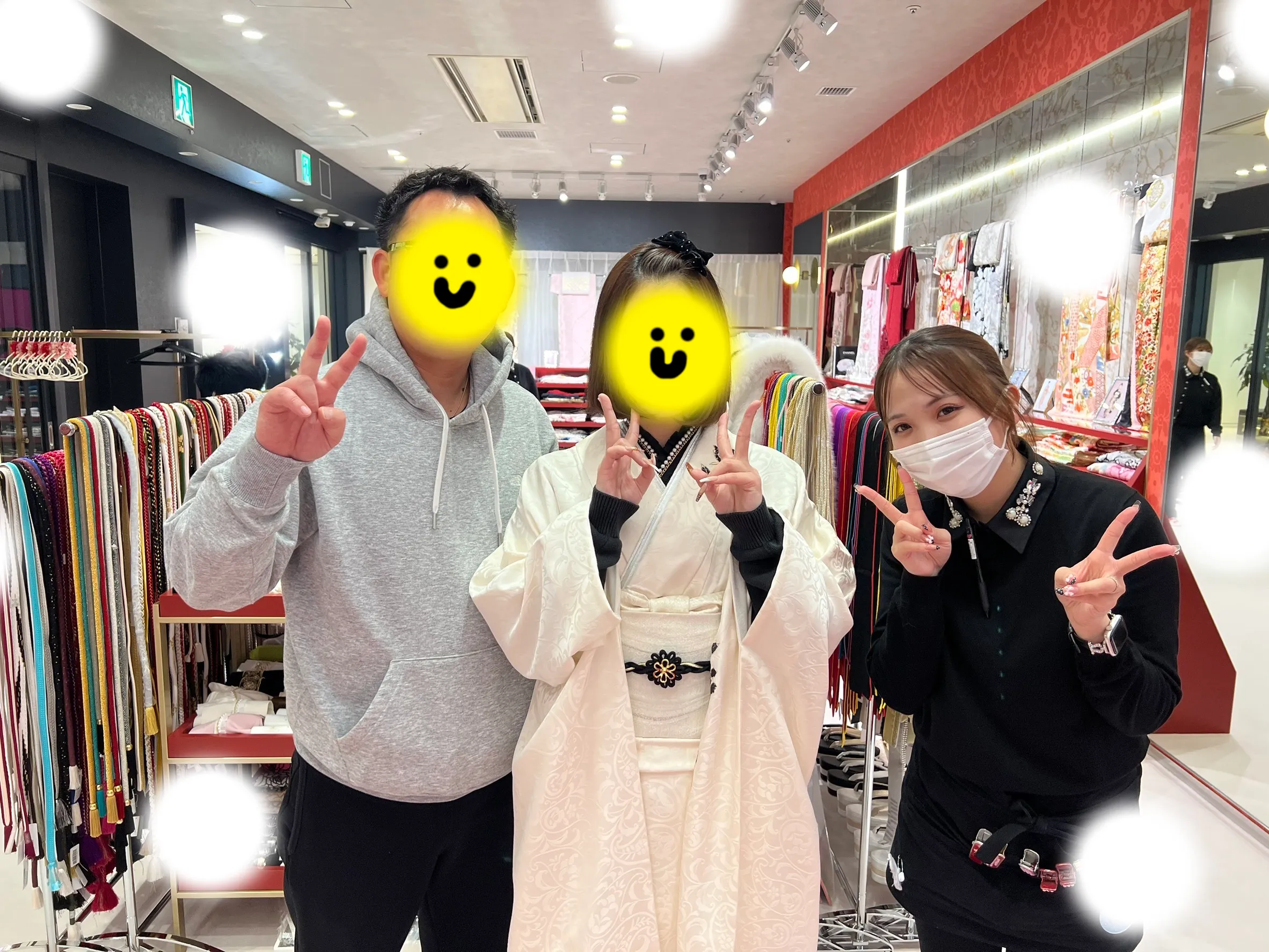成人式　前撮り　梅田　振袖レンタル　袴レンタル　家族写真　前撮り撮影会