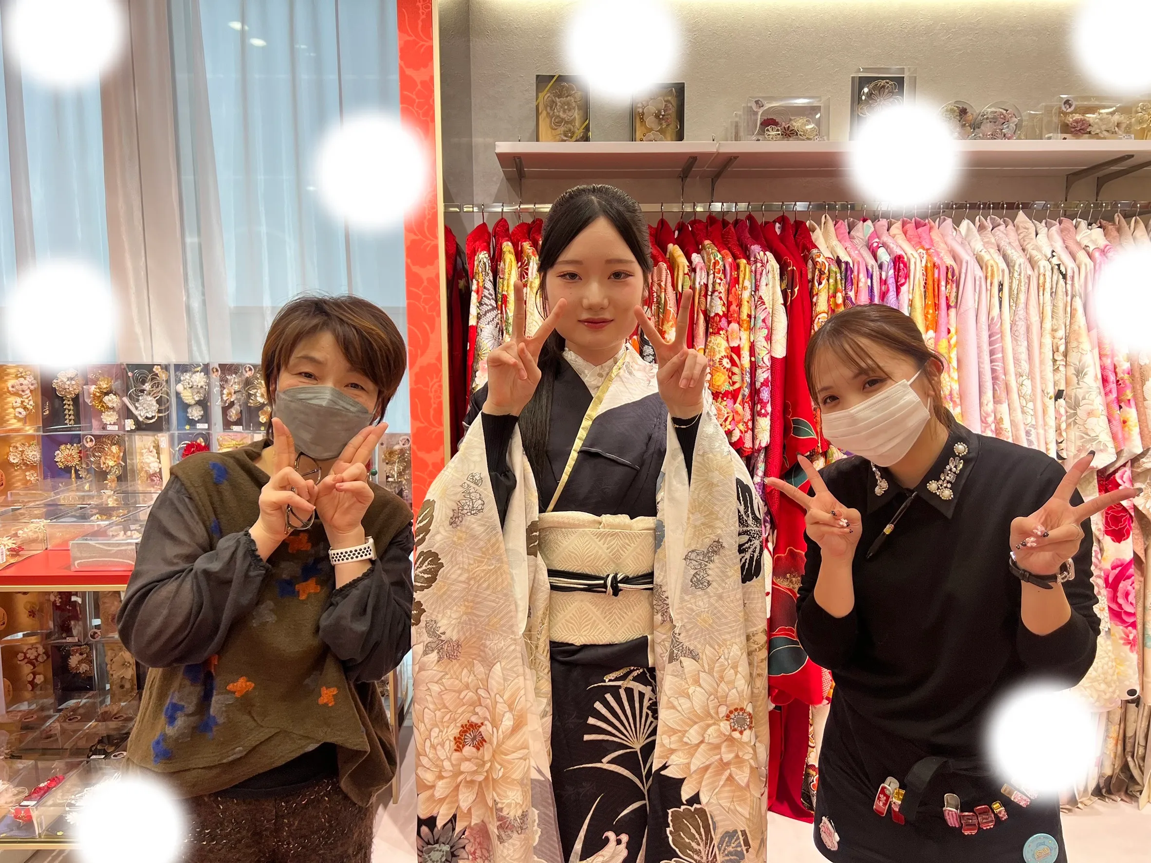 成人式　前撮り　梅田　振袖レンタル　袴レンタル　家族写真　前撮り撮影会