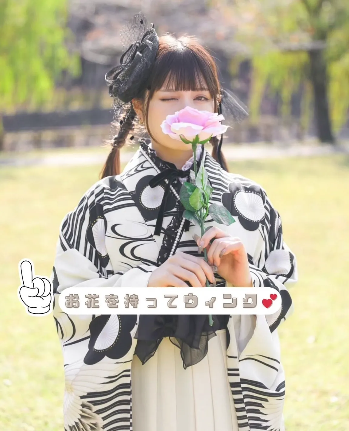 袴　フォト　卒業式袴