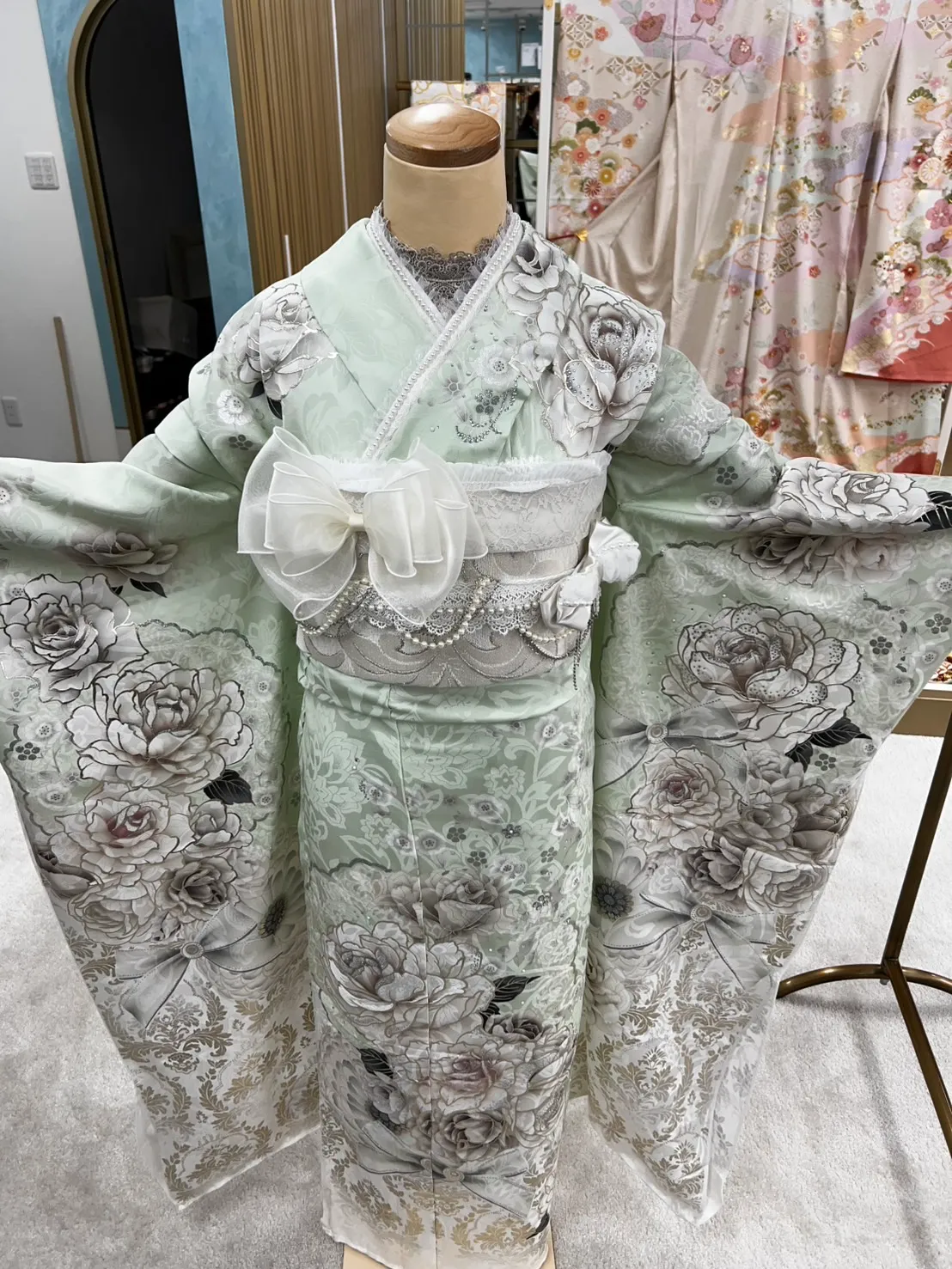 振袖レンタル　成人式　なんば　心斎橋タカゼンオリジナルかわいい人気お洒落