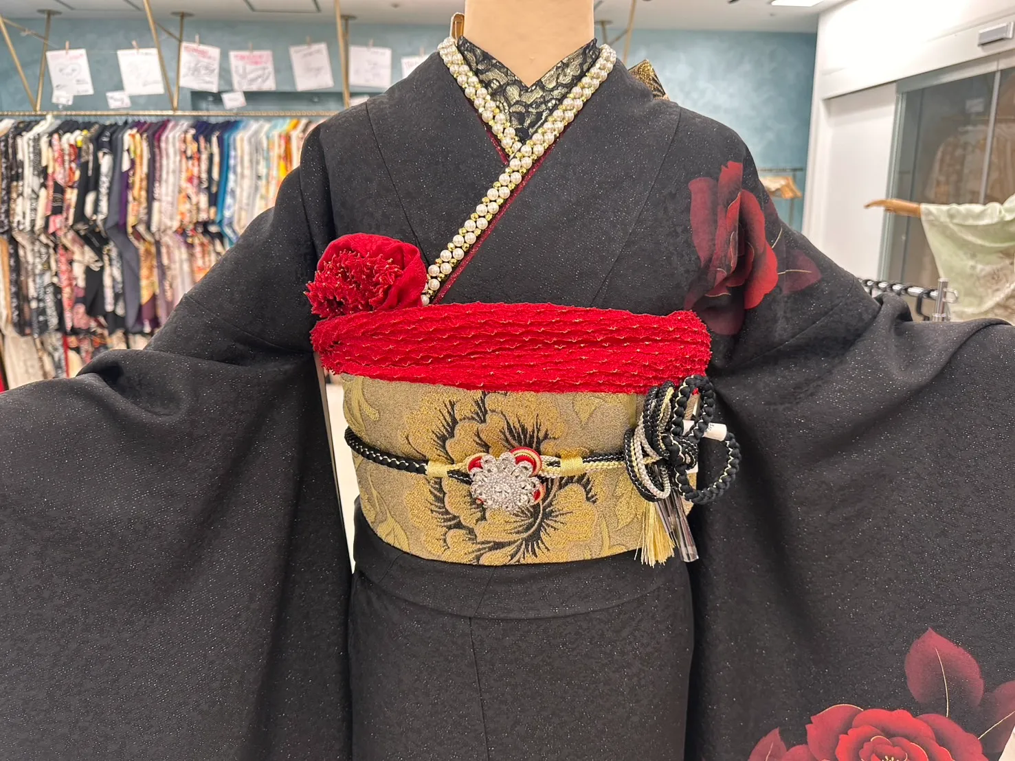 振袖レンタル　成人式　なんば　心斎橋可愛い振袖安カワ振袖可愛い