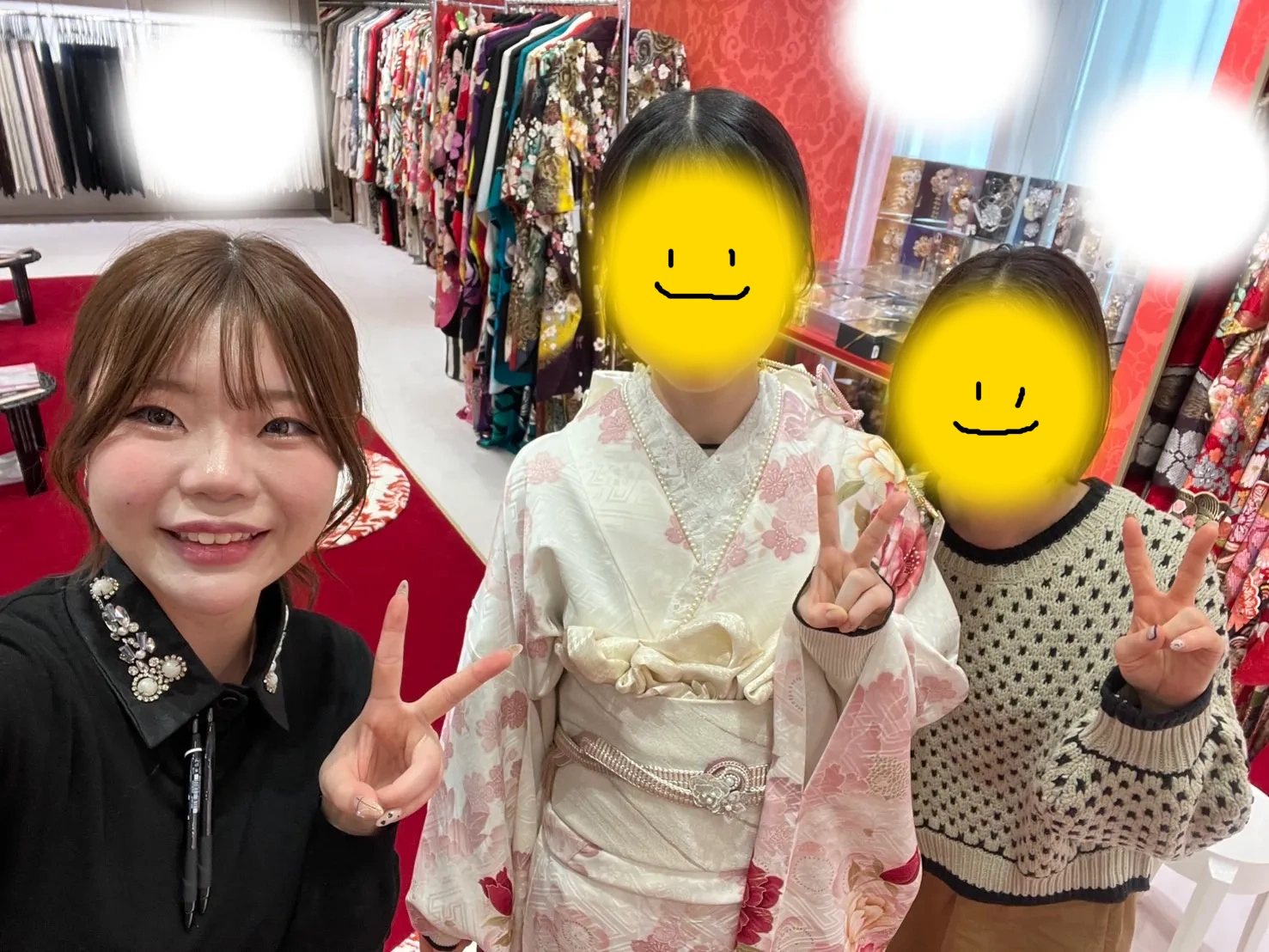 成人式　前撮り　梅田　振袖レンタル　袴レンタル　家族写真　前撮り撮影会