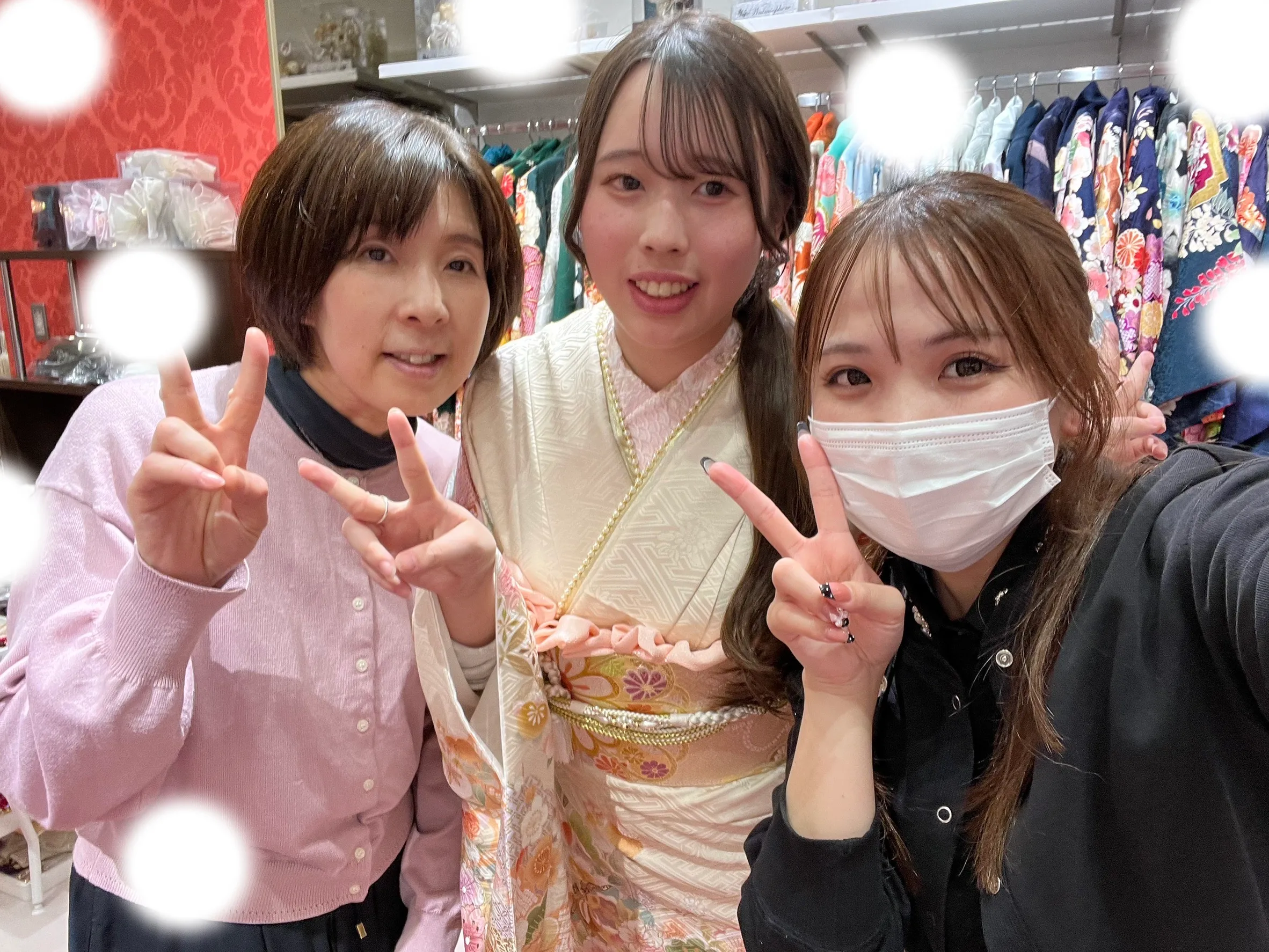 成人式　前撮り　梅田　袴　くすみカラー　かわいい　イマドキ　淡色　古典　タカゼン　撮影