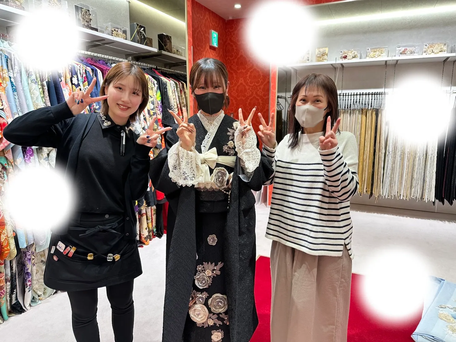 成人式　前撮り　梅田　袴　くすみカラー　かわいい　イマドキ　淡色　古典　タカゼン　撮影