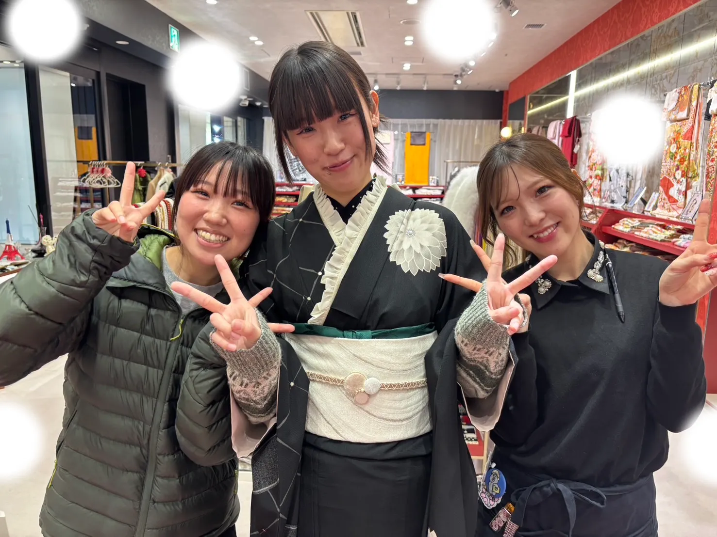 成人式　黒　梅田