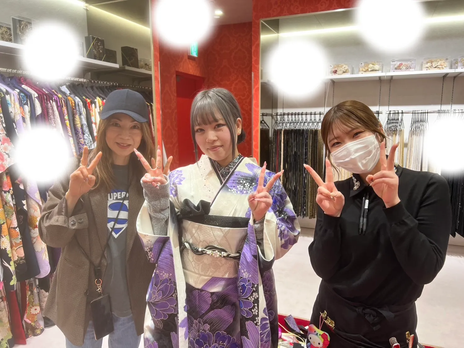 成人式　前撮り　梅田　振袖レンタル　袴レンタル　家族写真　前撮り撮影会
