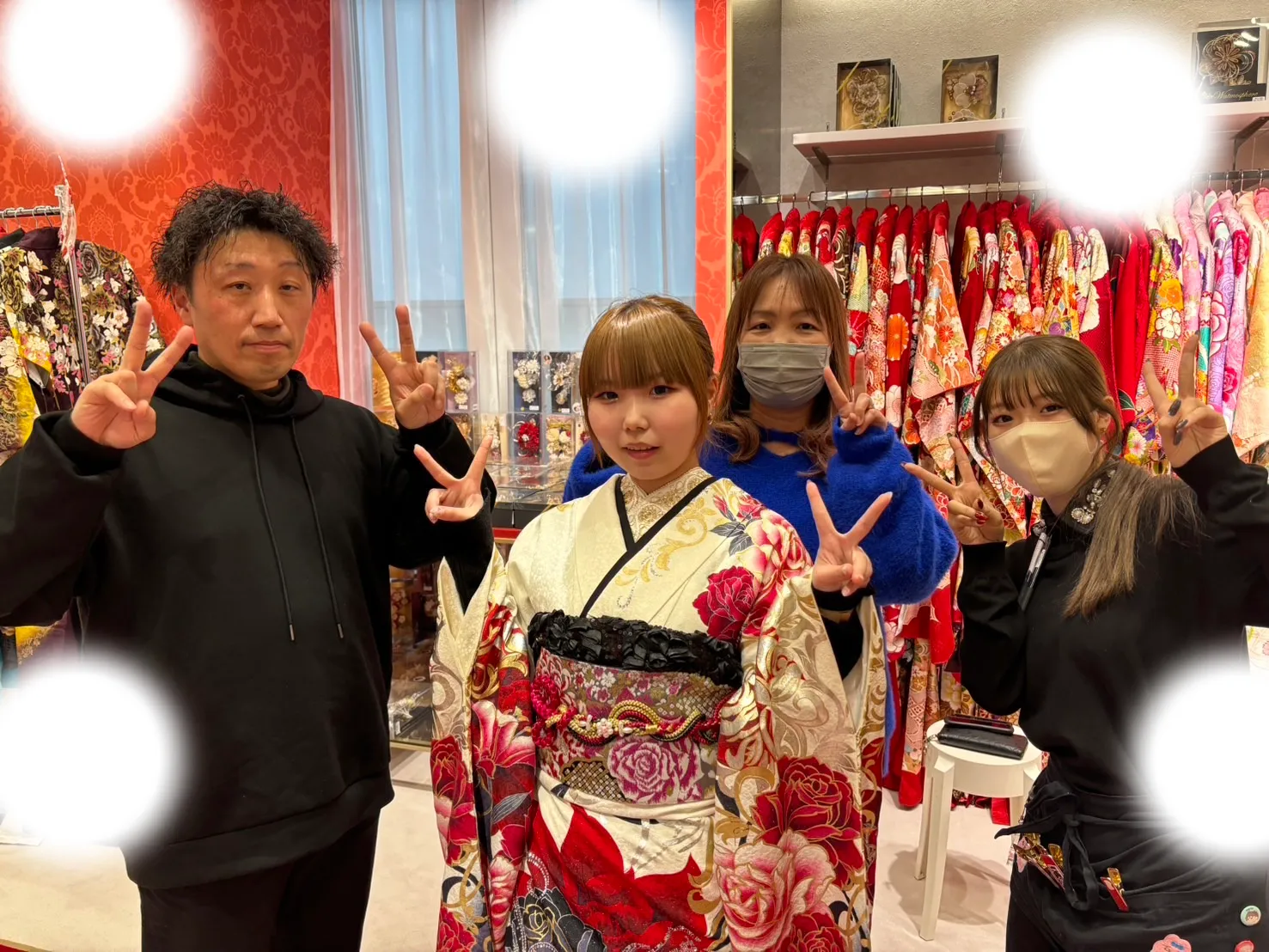 成人式　前撮り　梅田　袴　くすみカラー　かわいい　イマドキ　淡色　古典　タカゼン　撮影