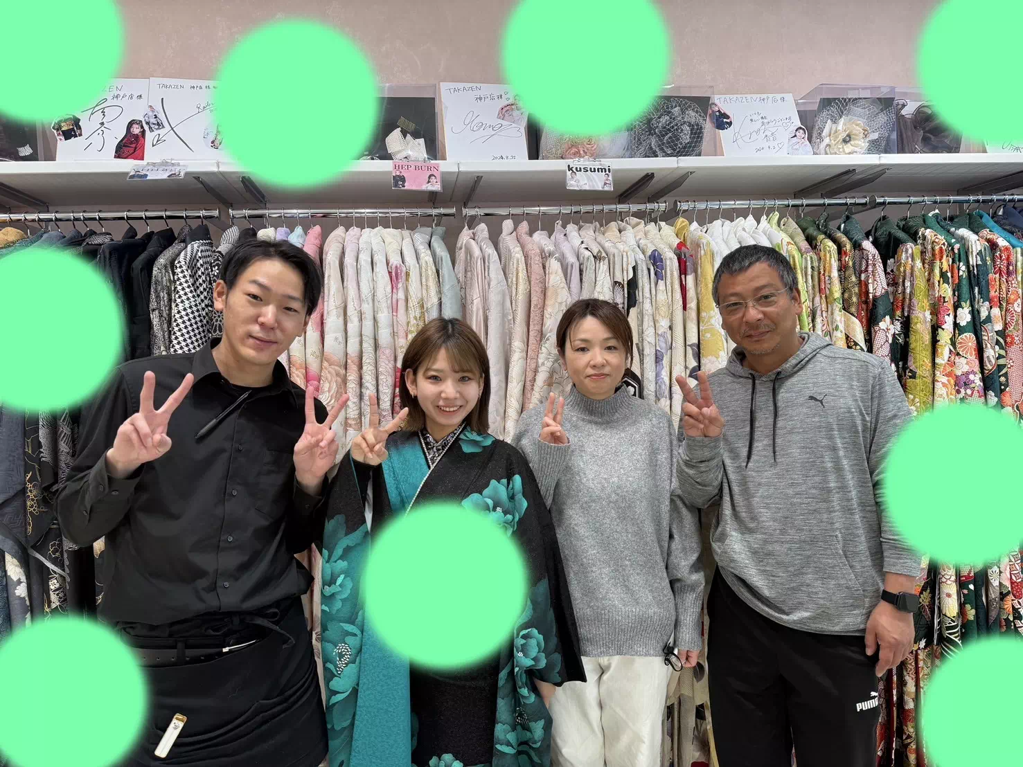 TAKAZEN神戸店 前撮り撮影会 イマドキ カワイイ コディネート 振袖 レンタル 袴