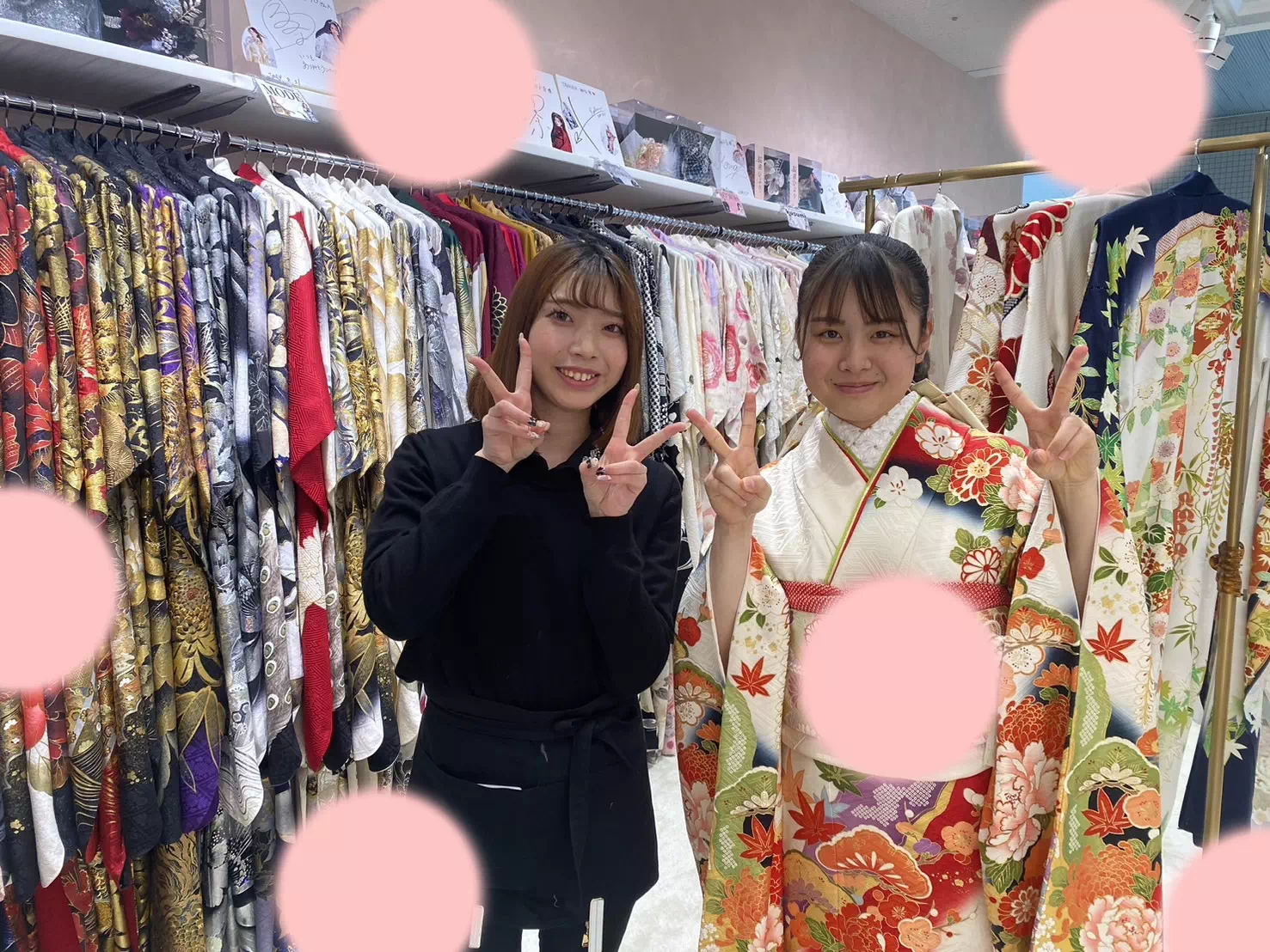 【TAKAZEN神戸旧居留地店】♡29日　お姉様に引き続きお振袖をレンタル頂いた古典柄姫ちゃん♡成人式らしいコーディネートに仕上げましょう♪