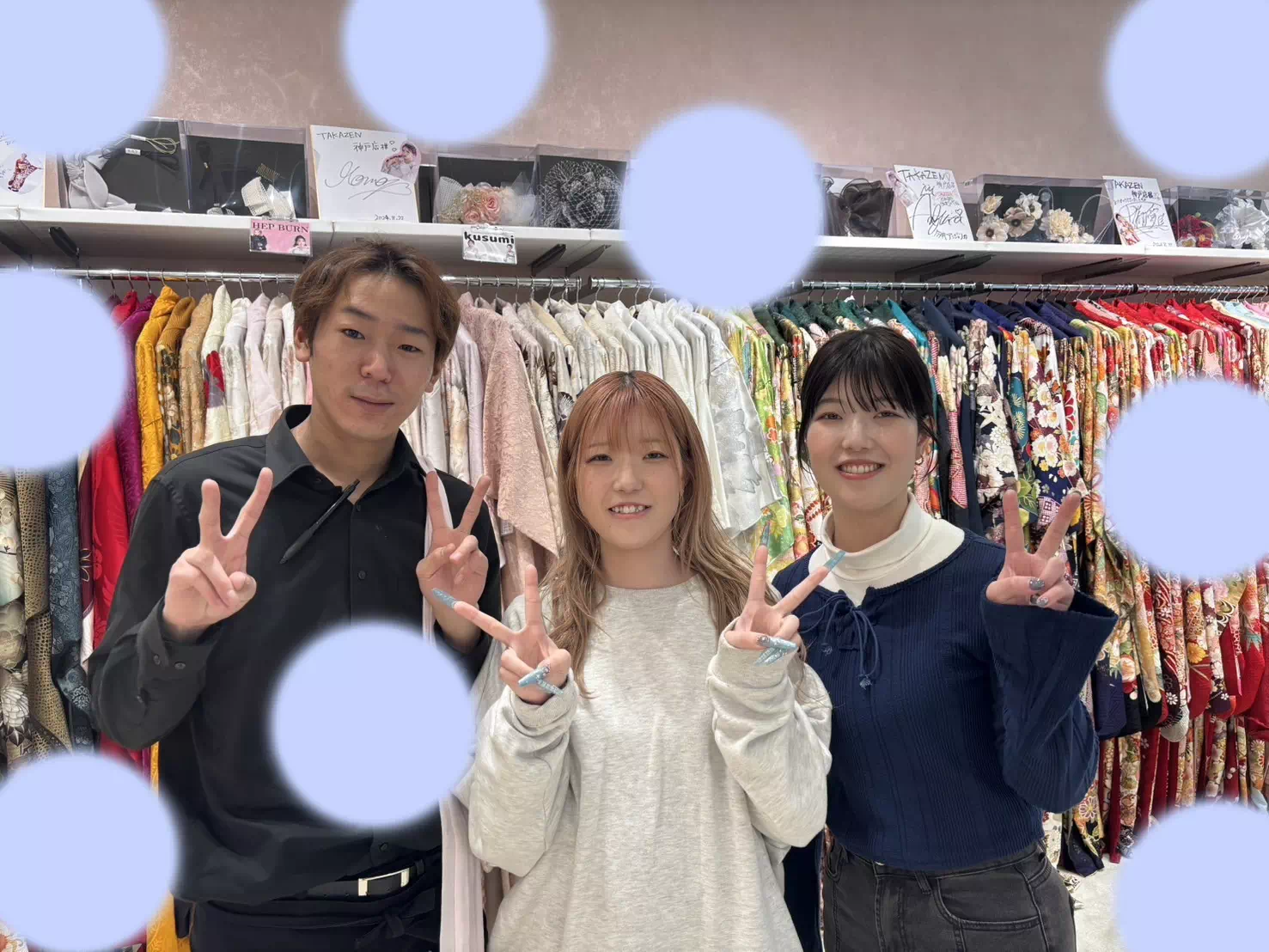 TAKAZEN神戸店 前撮り撮影会 イマドキ カワイイ コディネート 振袖 レンタル 袴