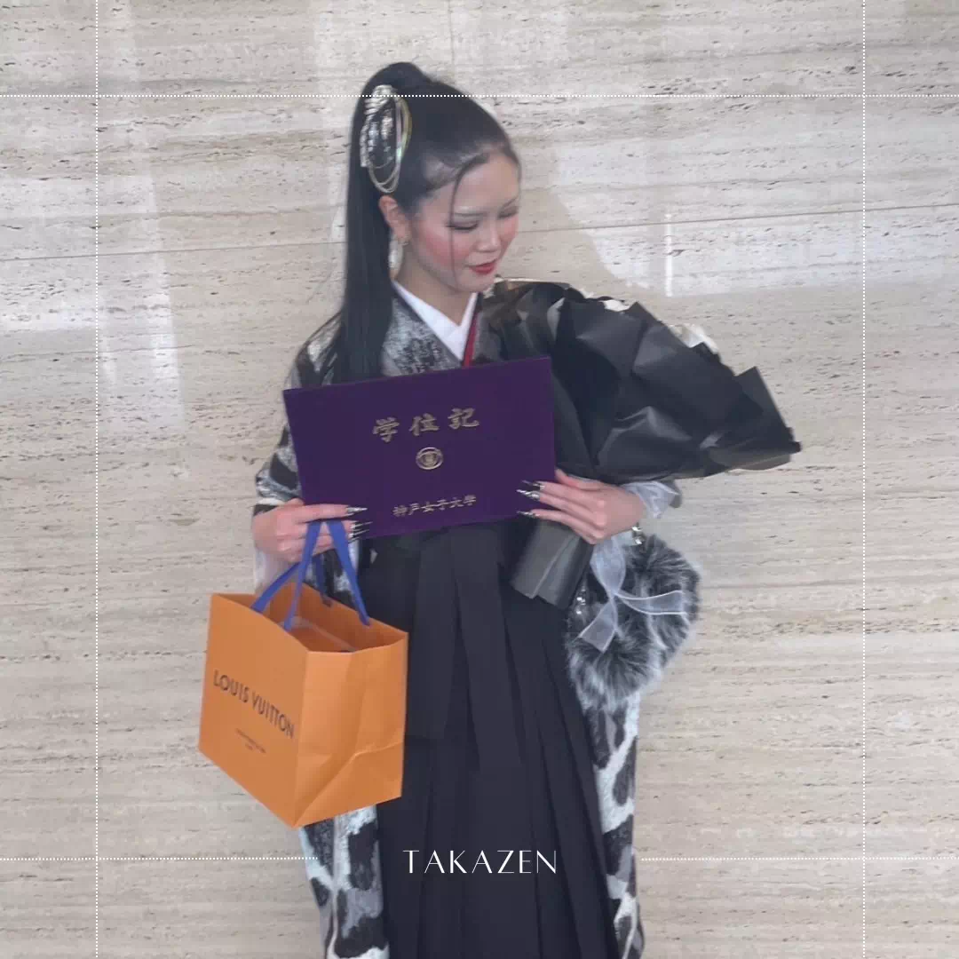 TAKAZEN神戸旧居留地店　前撮り撮影会　イマドキ　カワイイ　コディネート　袴　レンタル　