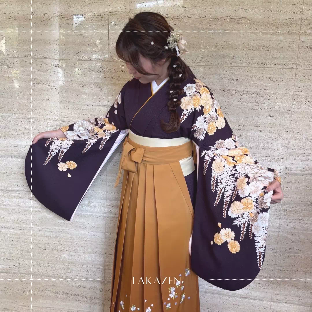 TAKAZEN神戸旧居留地店　前撮り撮影会　イマドキ　カワイイ　コディネート　袴　レンタル　