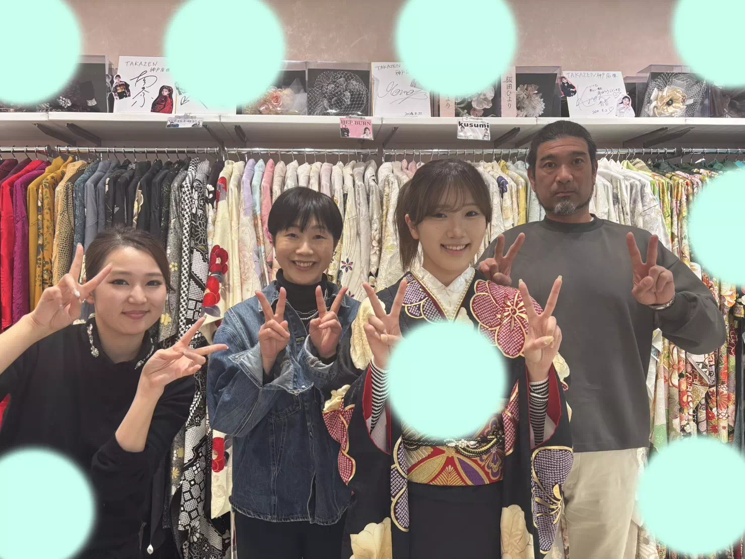 【TAKAZEN神戸旧居留地店】♡22日　成人式らしい正統派古典のお振袖姫ちゃん♡コーディネートもかわいくイマドキな仕上がりに♡