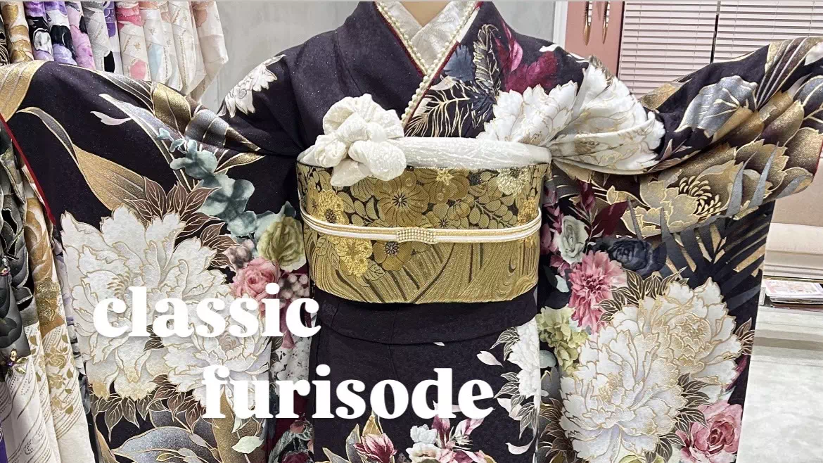 【TAKAZEＮ姫路店】♡15日　エレガントな花柄で落ち着いた雰囲気の上品にまとまる正統派古典のお振袖をご紹介♡