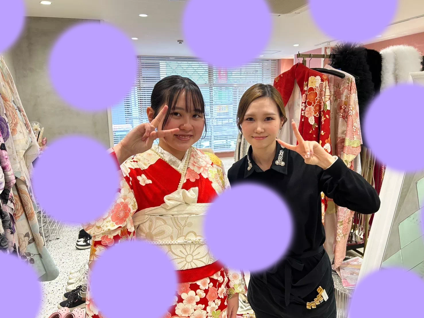 【TAKAZEＮ姫路店】♡16日　加西市2027年成人式のピンクでガーリーテイストの振袖姫ちゃん♡