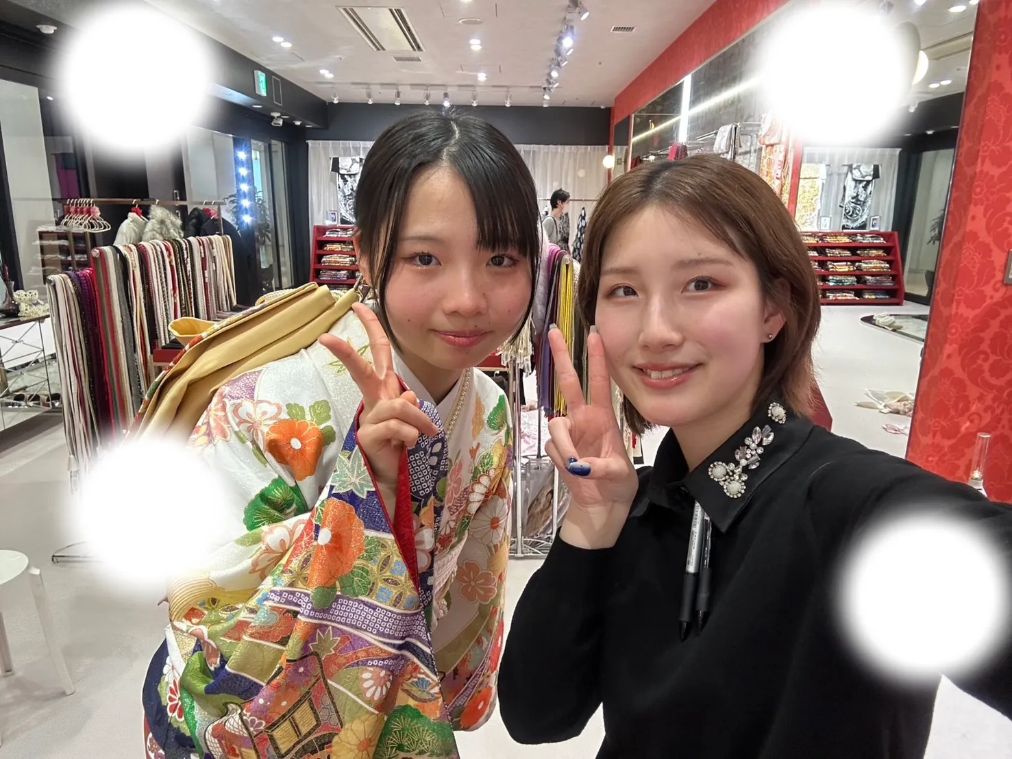 成人式　前撮り　梅田　袴　くすみカラー　かわいい　イマドキ　淡色　古典　タカゼン　撮影
