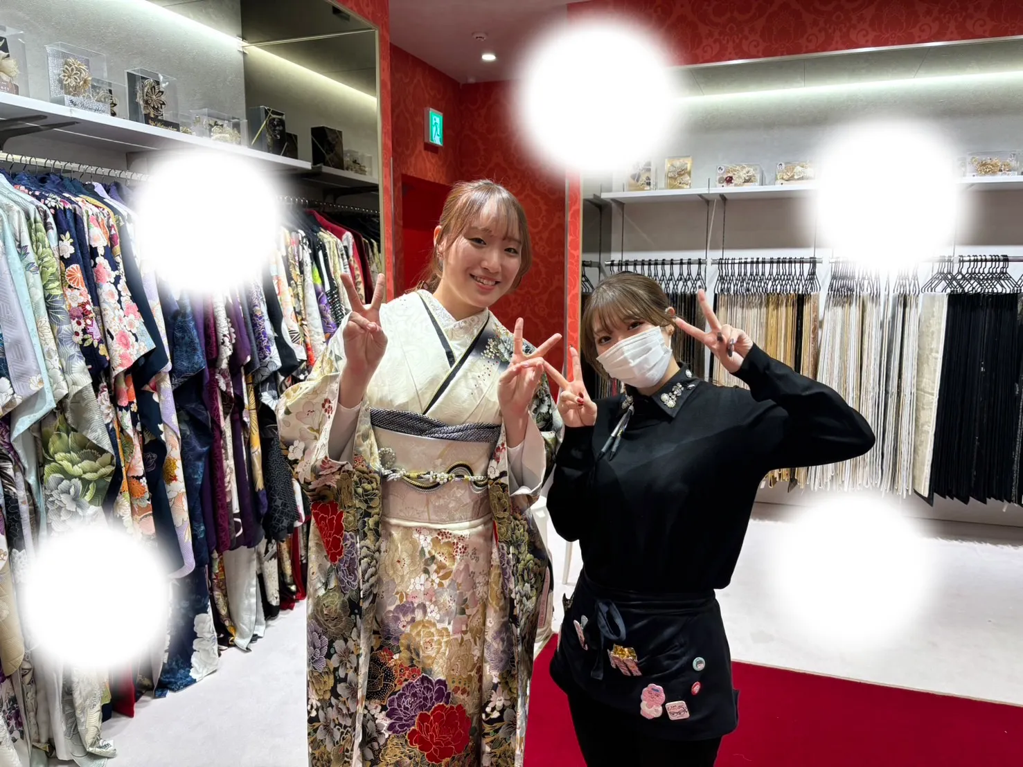 成人式　前撮り　梅田　袴　くすみカラー　かわいい　イマドキ　淡色　古典　タカゼン　撮影