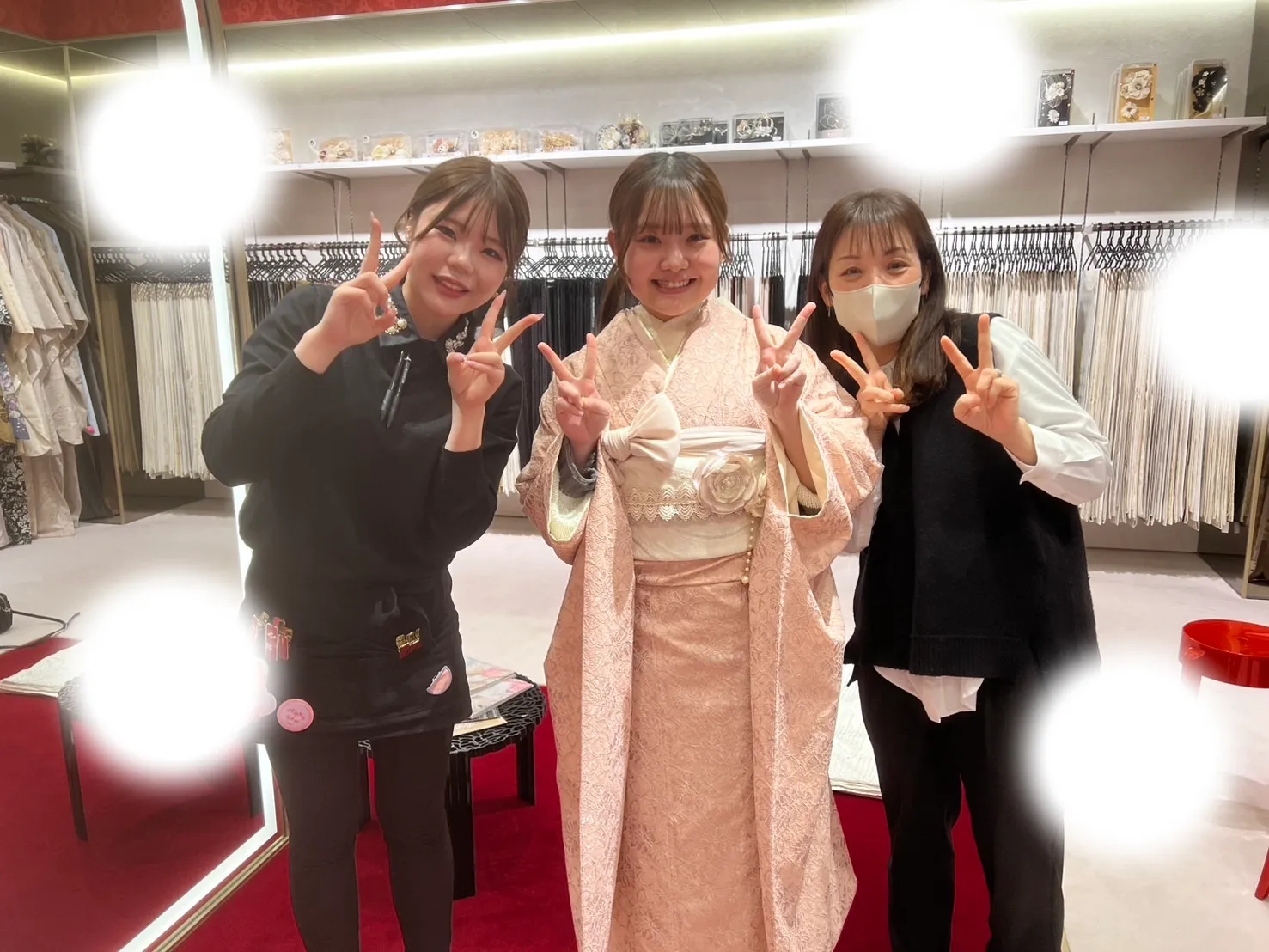 成人式　前撮り　梅田　袴　くすみカラー　かわいい　イマドキ　淡色　古典　タカゼン　撮影