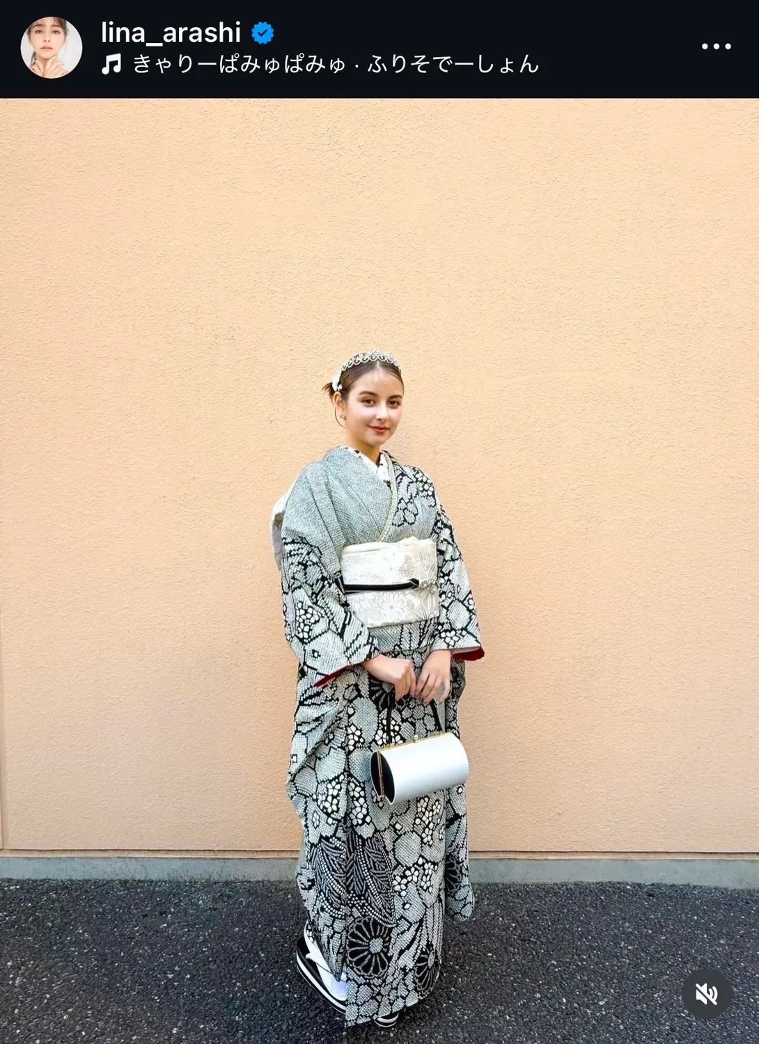 嵐莉菜　プレミアム古典　逸品本疋田総絞り　黒　高級振袖　大人っぽい　人とかぶらない
