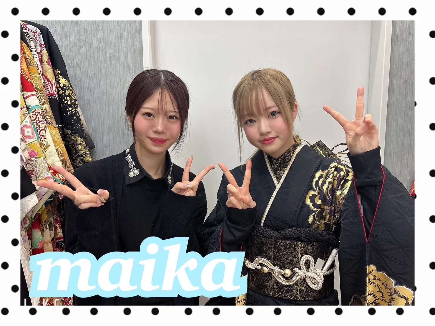 【TAKAZEN橿原店】26日♡香芝市からお越しの2027年成人シンプルでかわいい大人可愛いモードお振袖姫ちゃん♡