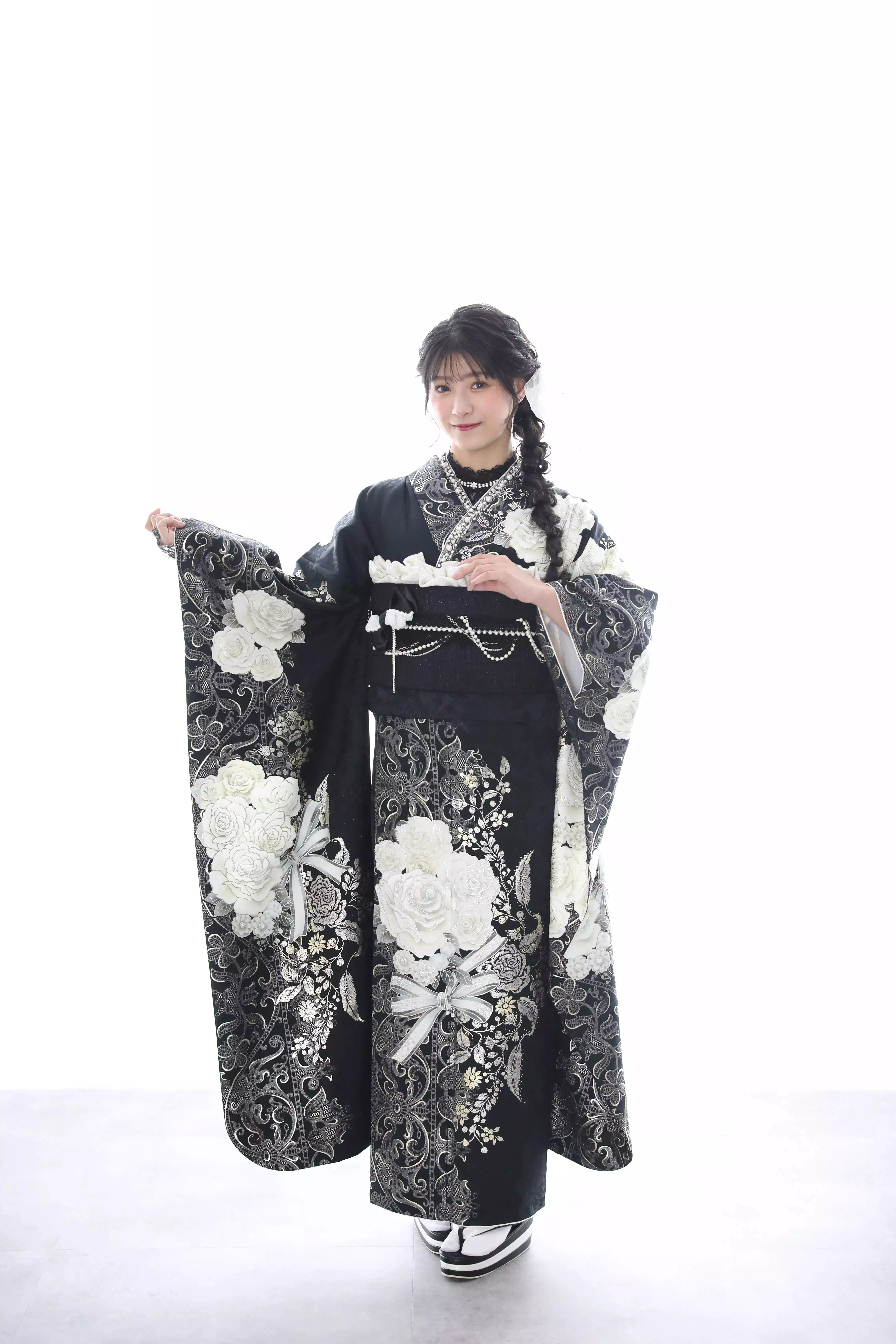 TAKAZEN神戸店　前撮り撮影会　イマドキ　カワイイ　コディネート　振袖　レンタル　袴　