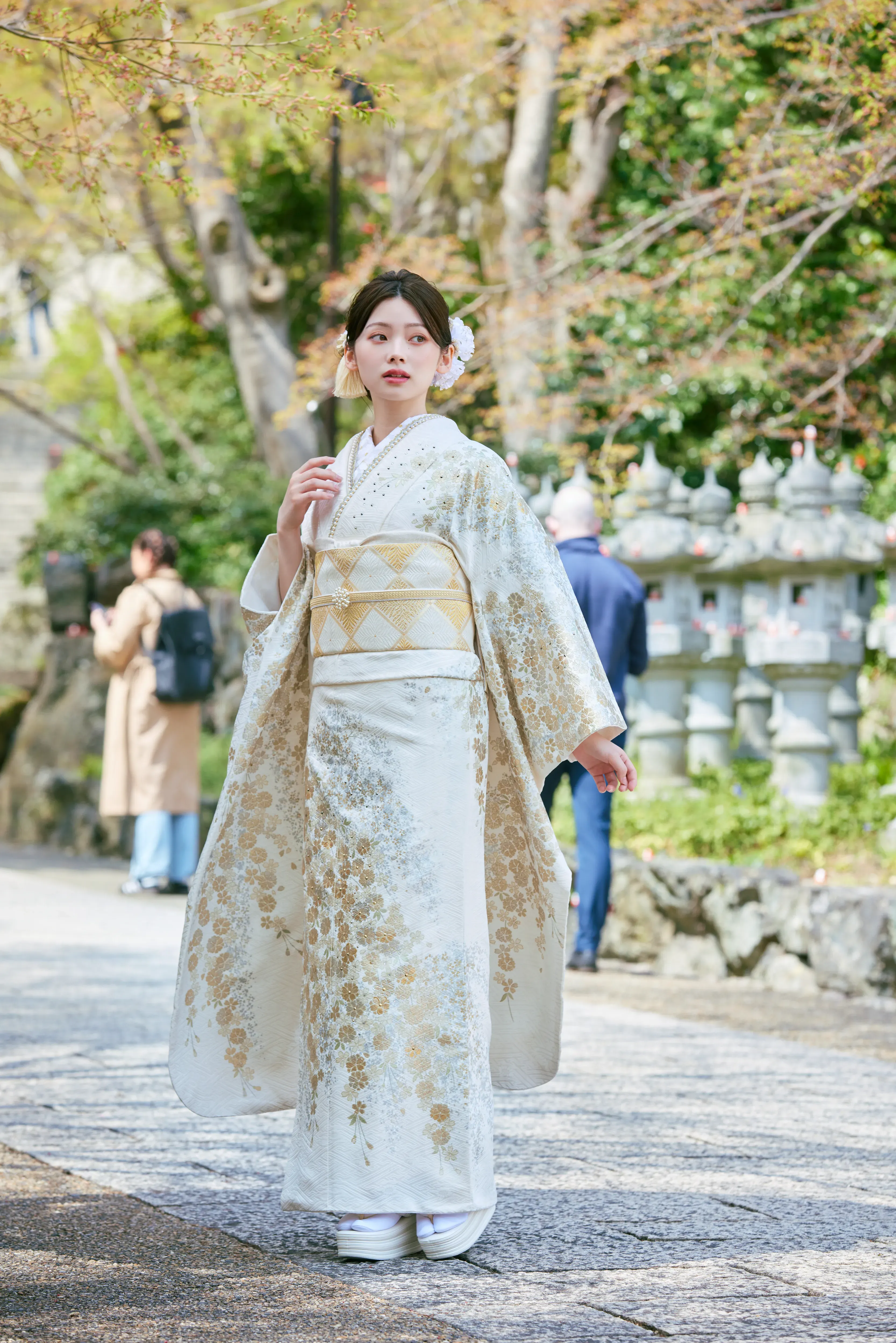 成人式振袖レンタル　南琴奈　白金