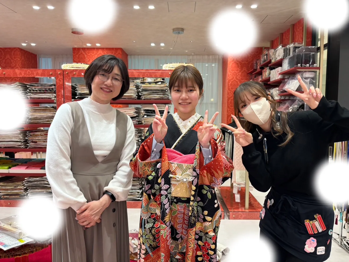 成人式　前撮り　梅田　振袖レンタル　古典