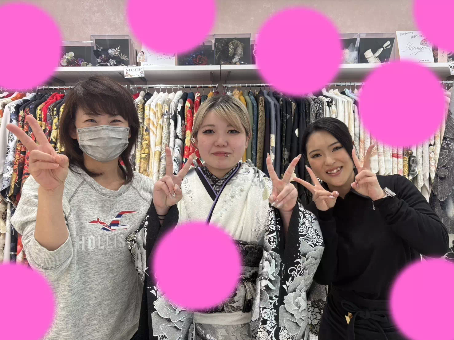 【TAKAZEN神戸旧居留地店】♡27日キラキラしていてとても可愛いモードのお振袖の姫ちゃん♡