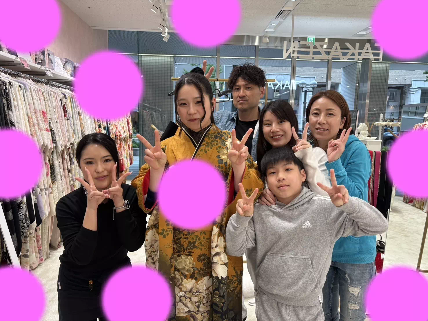 TAKAZEN神戸店　前撮り撮影会　イマドキ　カワイイ　コディネート　振袖　レンタル　袴　