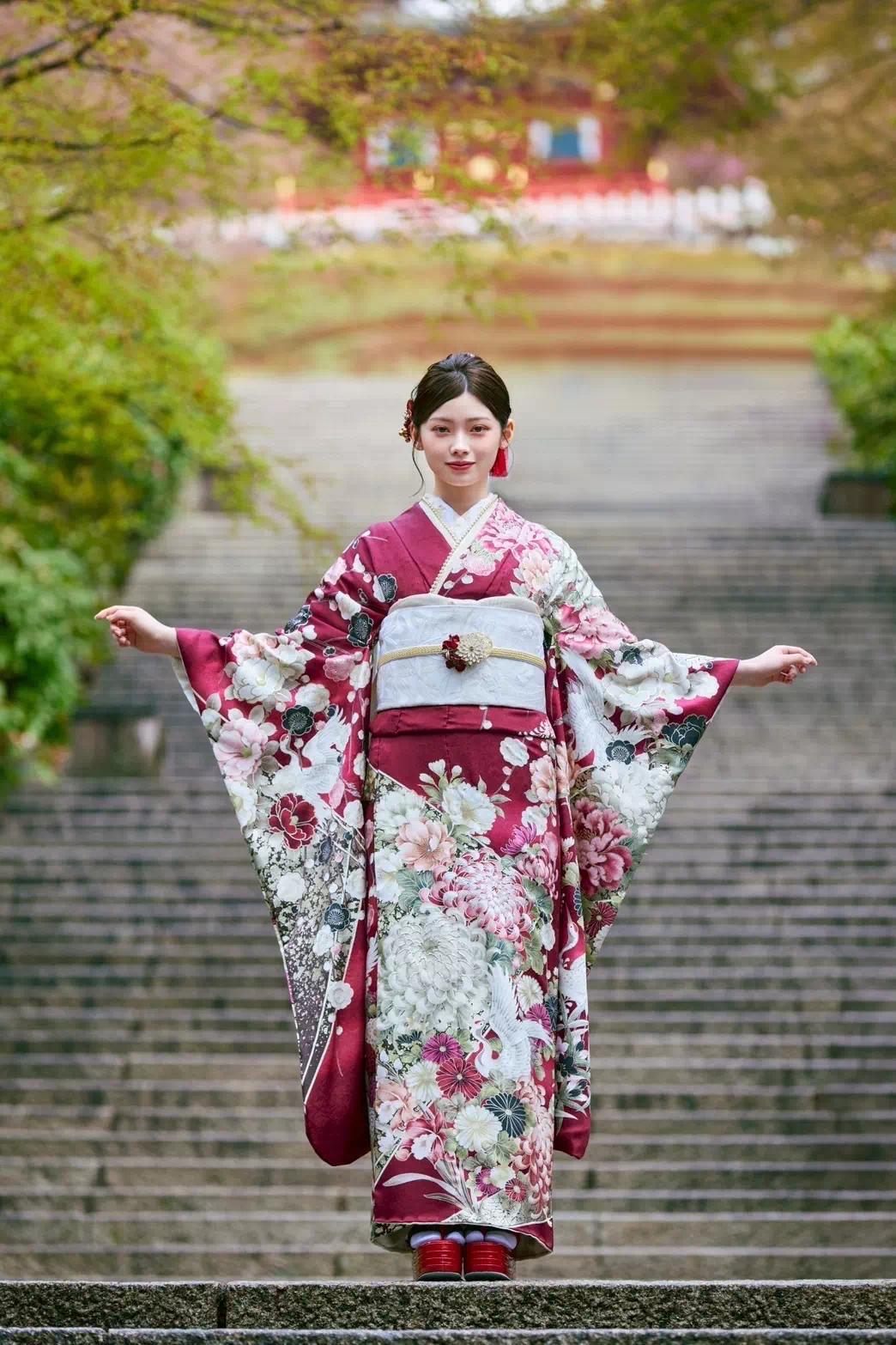 TAKAZEN神戸店　前撮り撮影会　イマドキ　　振袖　レンタル　プレミアム古典　　
