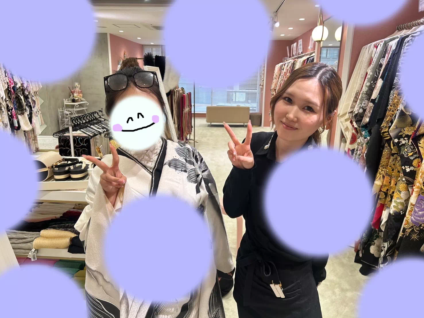 【TAKAZEＮ姫路店】♡10日　岡山市2026年成人式のスワロフスキー付キラキラモード振袖姫ちゃん♡