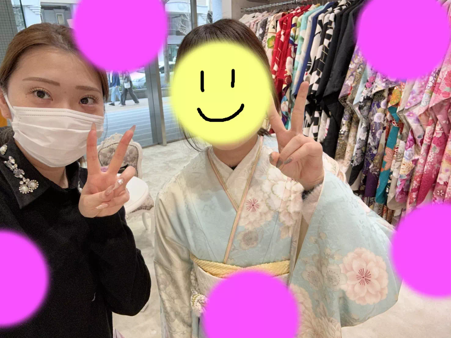 【TAKAZEN神戸旧居留地店】♡10日　イマドキなくすみ系の姫ちゃん♡水色とピンクの春カラーで可愛く仕上げましょう♪