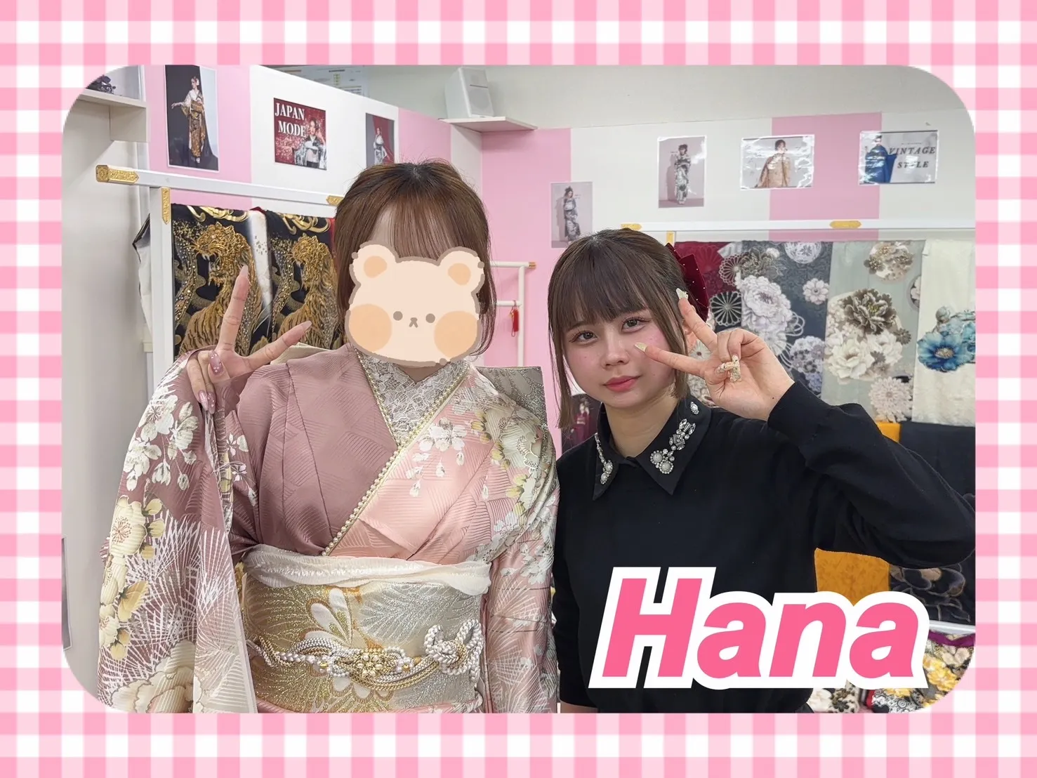 TAKAZEN奈良店　振袖レンタル奈良　成人式振袖　メーカーブランド　花徒然　吉木千沙都　ちいぽぽ　おしゃれ　イマドキ　くすみ　かわいい