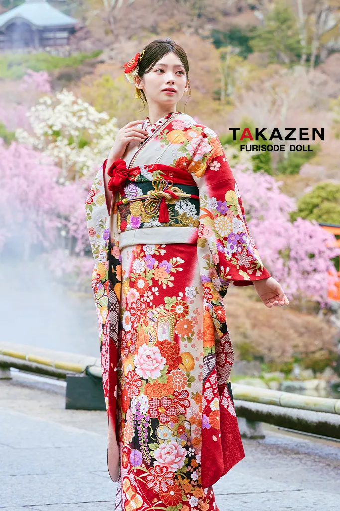 振袖レンタル　奈良　橿原　かわいい　おしゃれ　個性派　かわいい　かっこいい　くすみ　イマドキ　南琴奈　LOOKBOOK