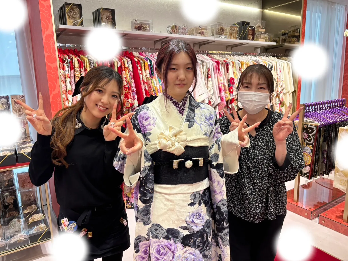 成人式　前撮り　梅田　袴　くすみカラー　かわいい　イマドキ　淡色　古典　タカゼン　撮影