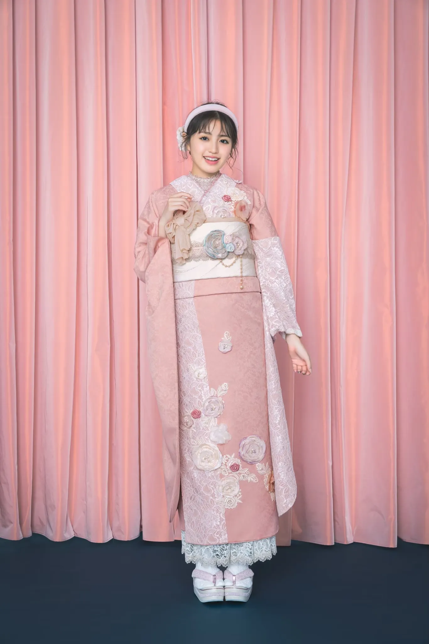 振袖レンタル　成人式　なんば　心斎橋オリジナル振袖可愛い