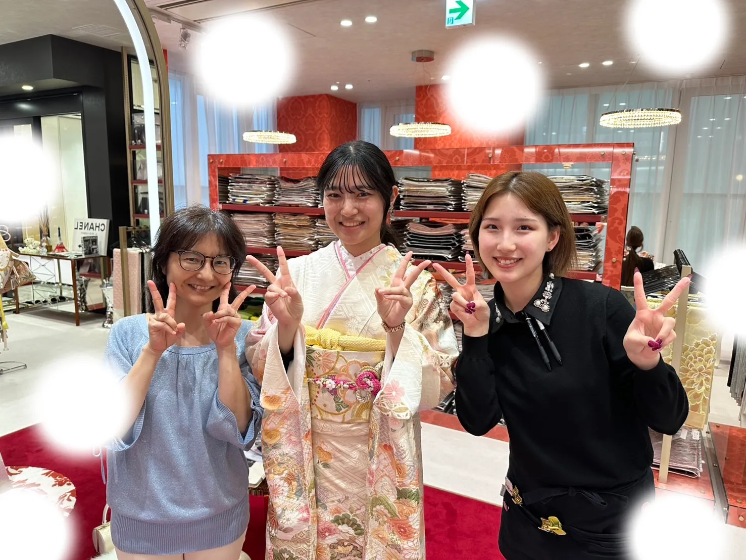 成人式　前撮り　梅田　振袖レンタル　くすみカラー　かわいい
