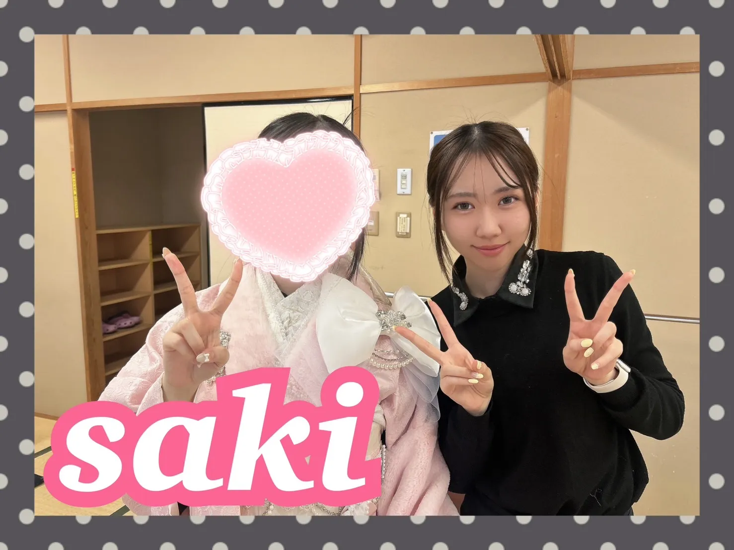 【TAKAZEN橿原店】2日♡滋賀県展示会 2027年成人のふわふわで一番目立つTAKAZENオリジナルヘップバーンシュシュお振袖姫ちゃん♡