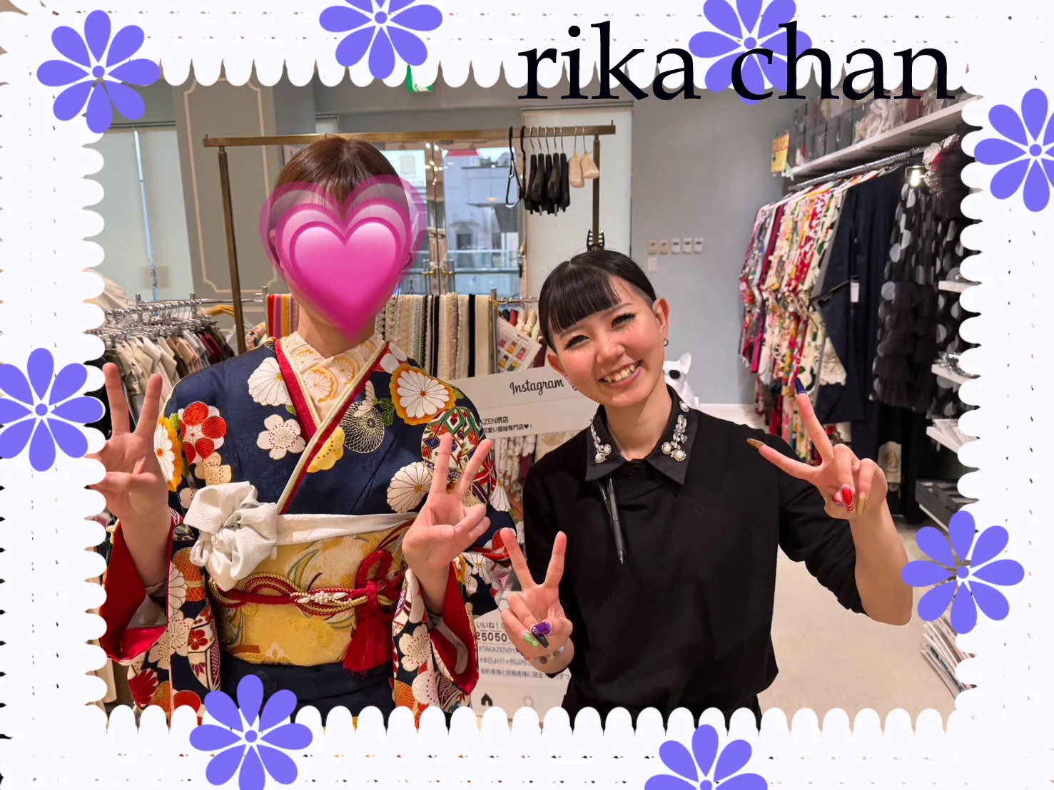 TAKAZEN　タカゼン　振袖レンタル　古典　紺