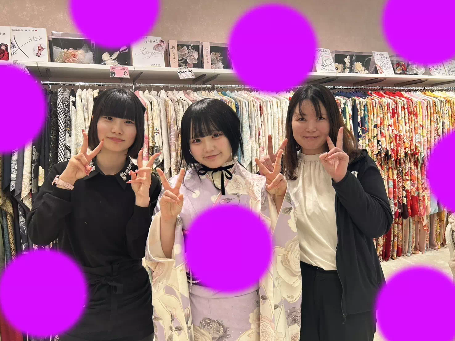 【TAKAZEN神戸旧居留地店】♡11日  TAKAZENオリジナル♡パステルカラーのキラキラ衣装のお振袖姫ちゃん♡