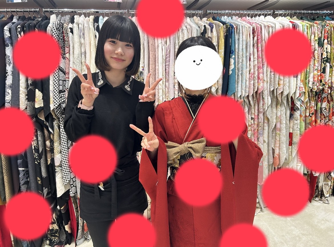 【TAKAZEN神戸旧居留地店】♡24日　ヴィンテージスタイルのオシャレなお振袖がとてもお似合いで可愛いお姫ちゃん♡