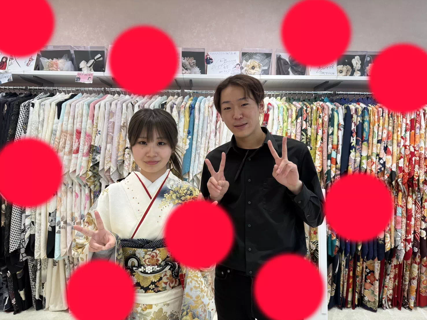 【TAKAZEN神戸旧居留地店】♡12日　キラキラモードのかっこいい2026年成人の姫ちゃん♡