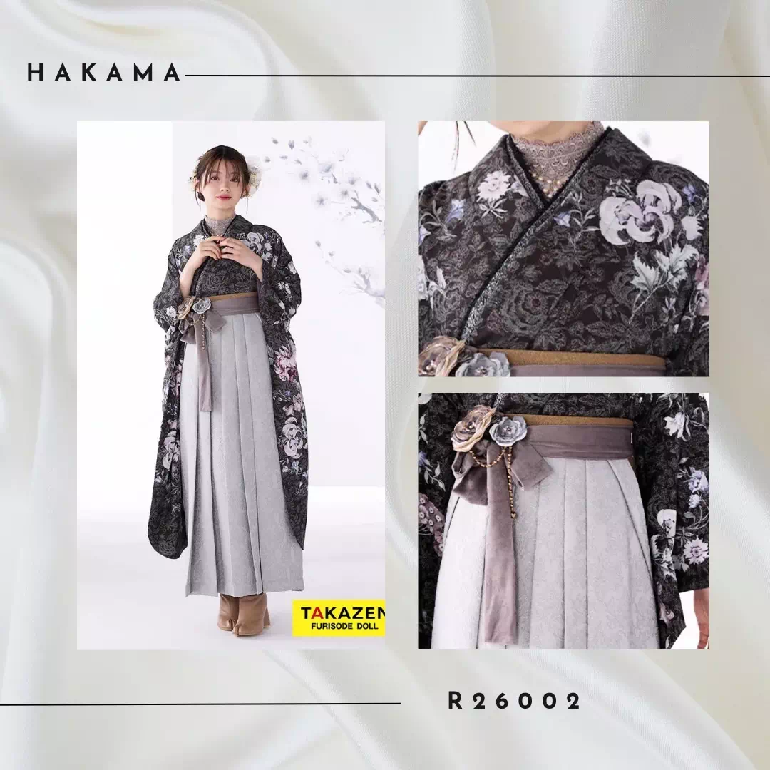 TAKAZEN神戸旧居留地店 袴 卒様式 南琴奈 袴レンタル イマドキ レトロ袴