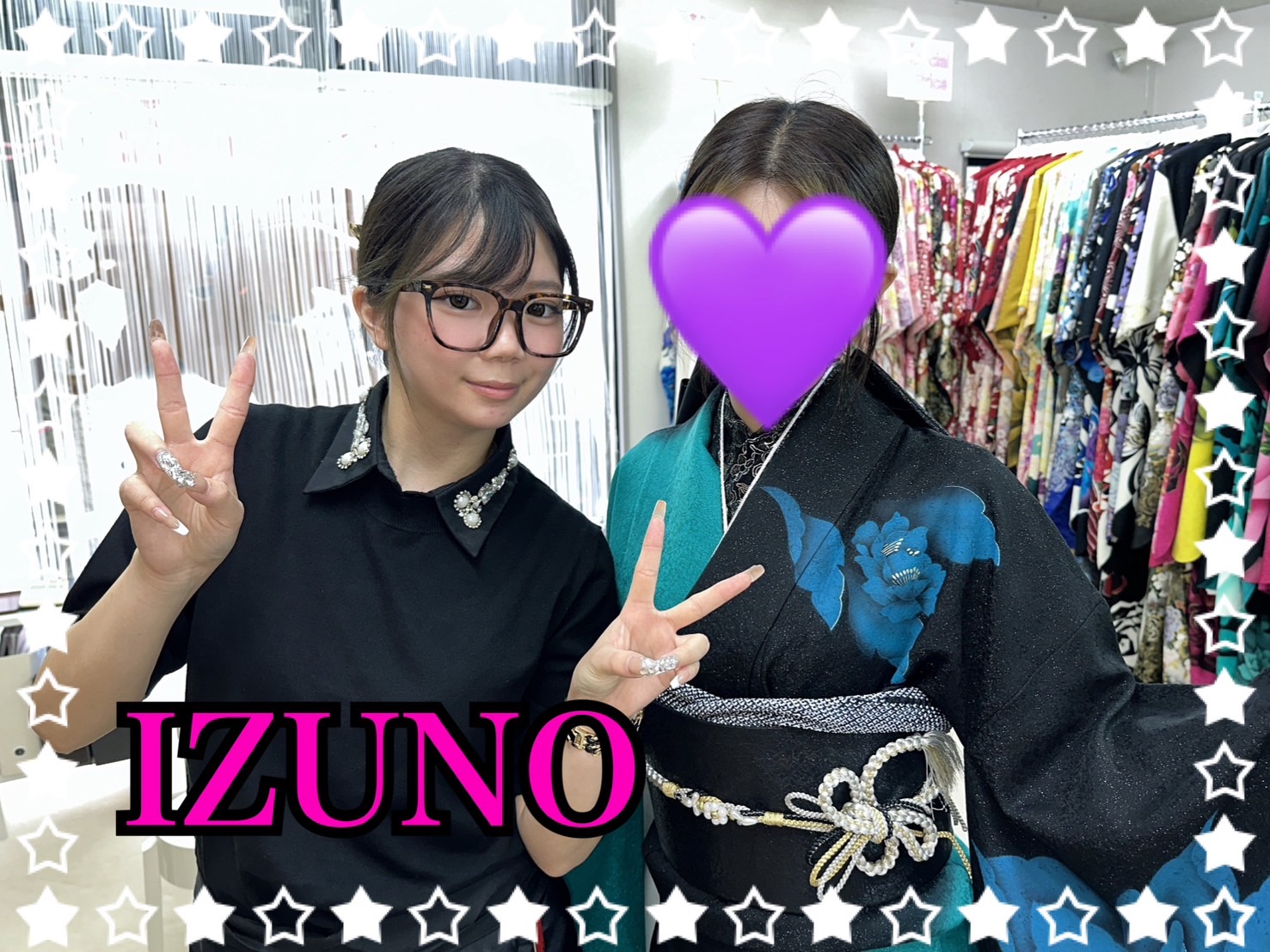 振袖　レンタル　奈良　格安クール系　黒/エメラルドグリーン　牡丹柄　大柄　シンプル　かっこいい　ギャル【通販可】YK251